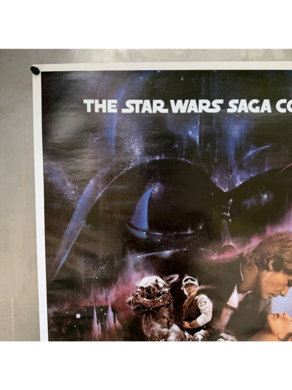 THE EMPIRE STRIKES BACK MOVIE POSTER 27x40 Style A Zig Zag licensed Reprint 1995 - Picture 2 of 13